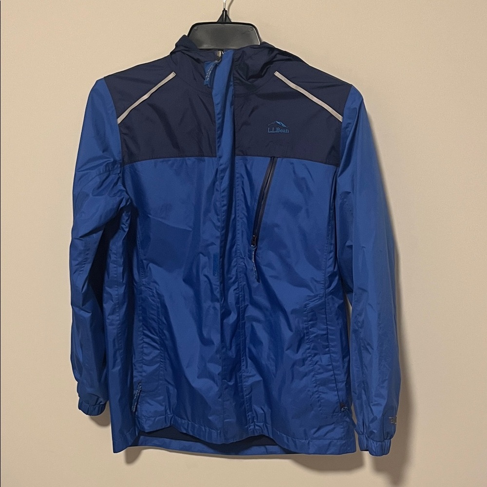 Boys L.L. Bean  Navy and Blue Windbreaker